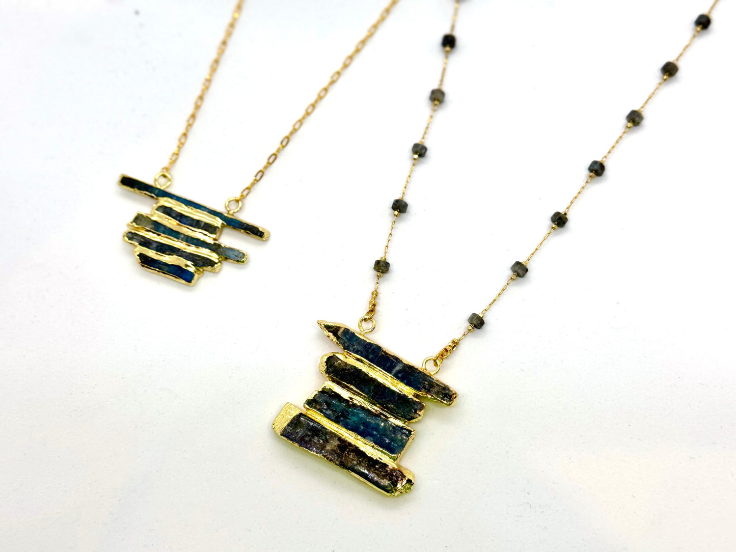 Kyanite Logs Necklace