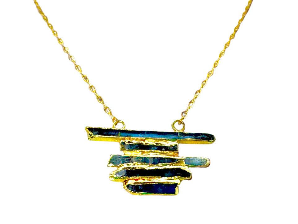 Kyanite Logs Necklace