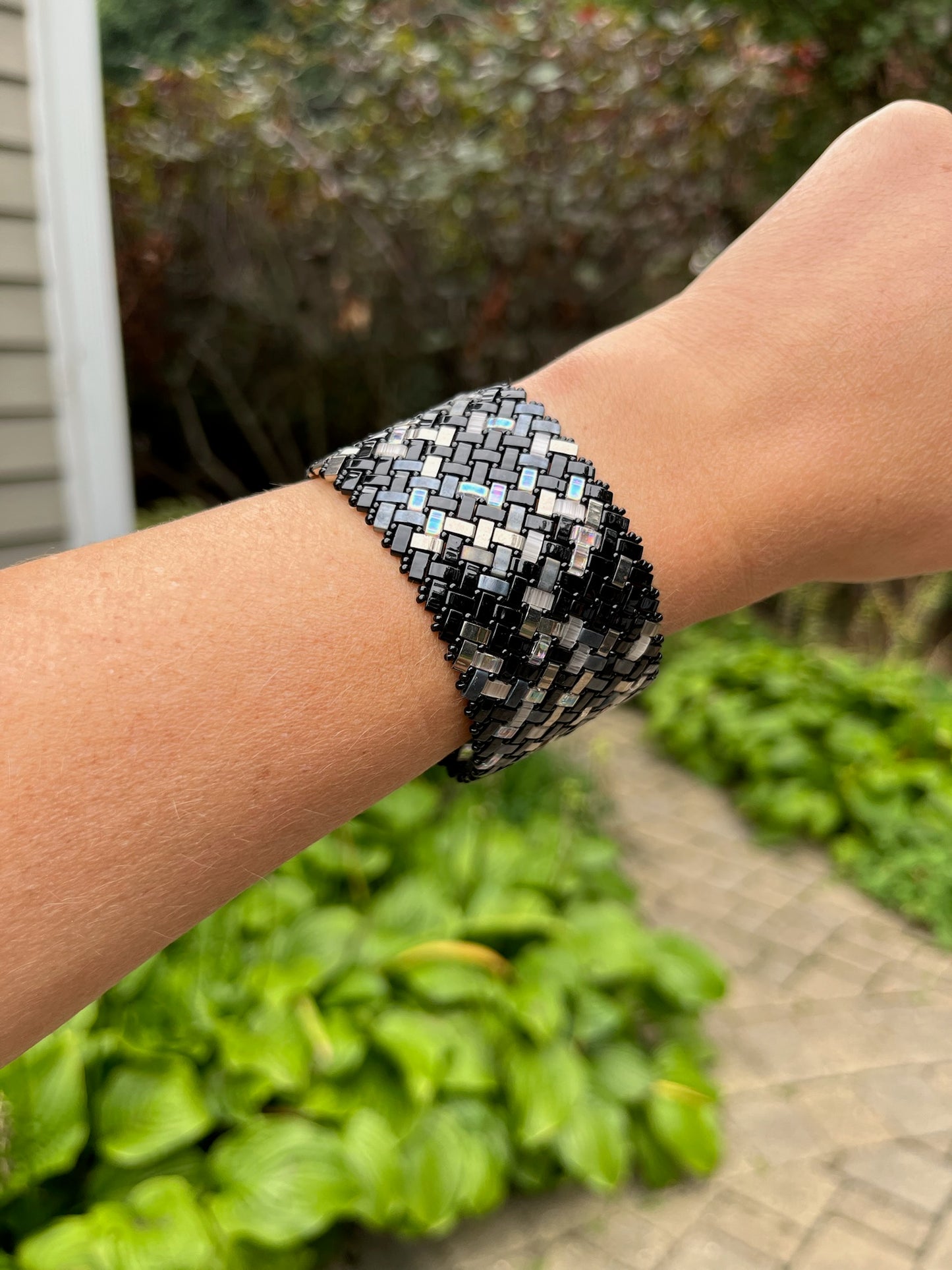 Herringbone Hand Sewn Bracelet