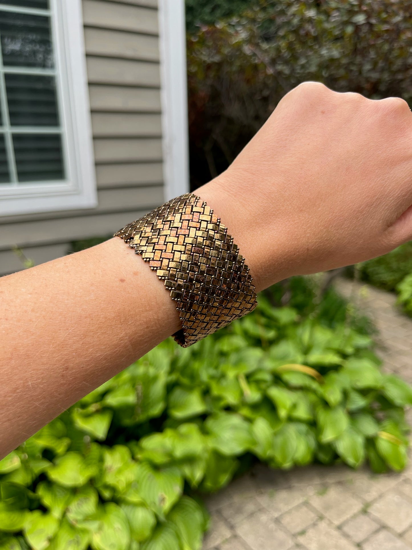 Herringbone Hand Sewn Bracelet