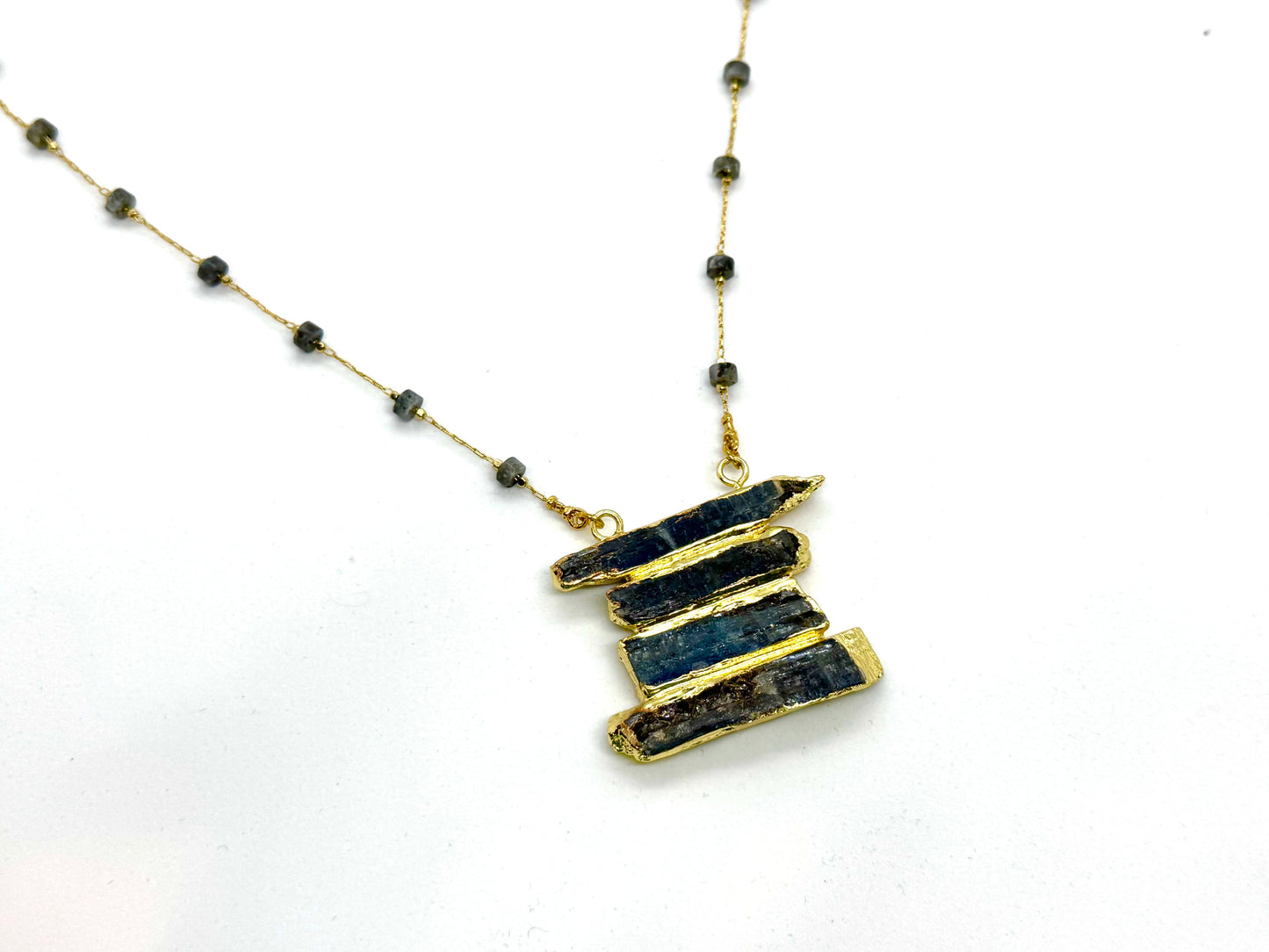 Kyanite Logs Necklace